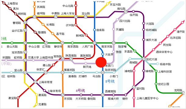 上海轨道交通10号线线路图图