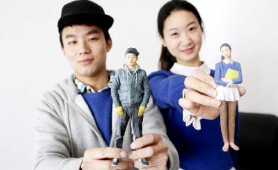 浙江24岁小伙开杭州首家3D打印照相馆