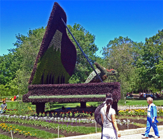 亲临蒙特利尔国际植物雕塑展