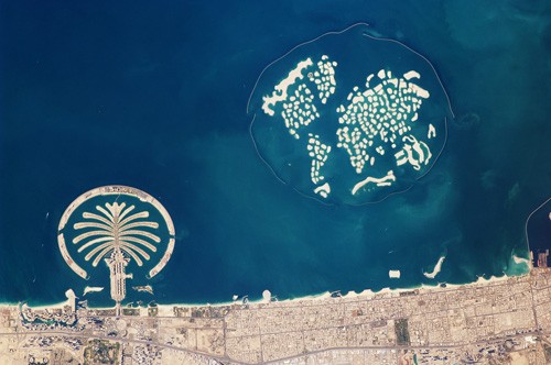 盘点十大太空可见景观 魅力迪拜人工岛