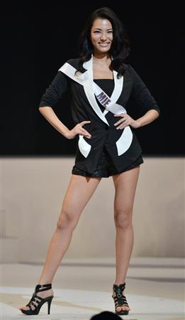 环球小姐日本区冠军25岁模特松尾幸实