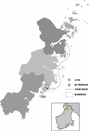 浙江玉环打造中国唯一人工滨海湿地图片