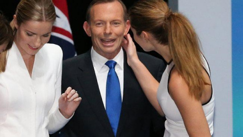 澳大利亚反对党领袖以女儿美貌拉选票（组图）