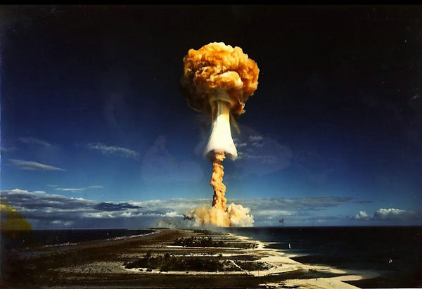 资料图：核武器爆炸场面。