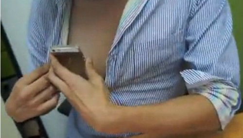 日本男子用乳头纹成功解锁iPhone5S（图）