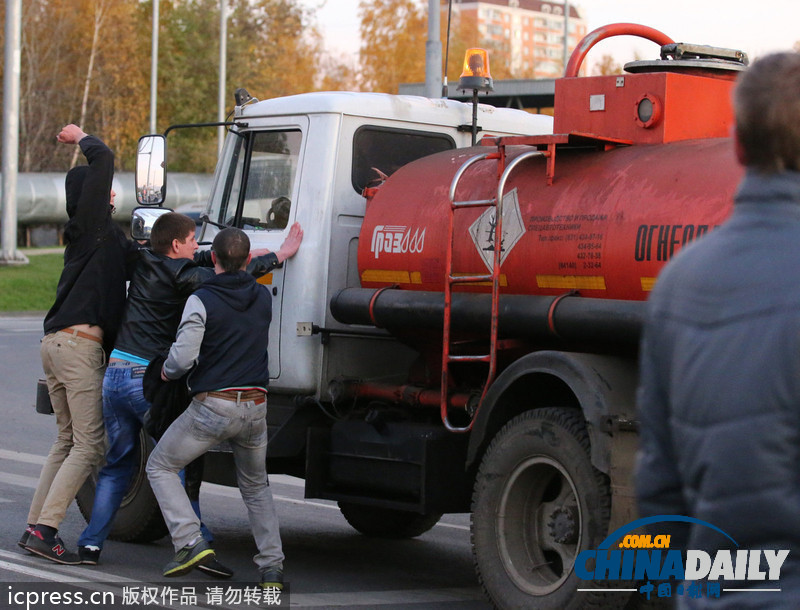 莫斯科发生骚乱事件 约1000人参加380人被捕