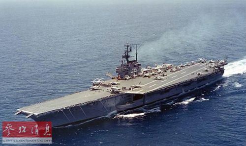 美海军第一艘超级航母“福莱斯特”号（美国《星条旗报》网站）