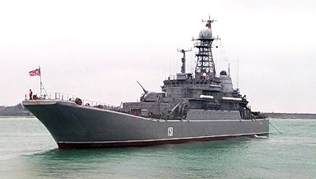 俄“亚速”号侦查舰将返回地中海执行任务（图）