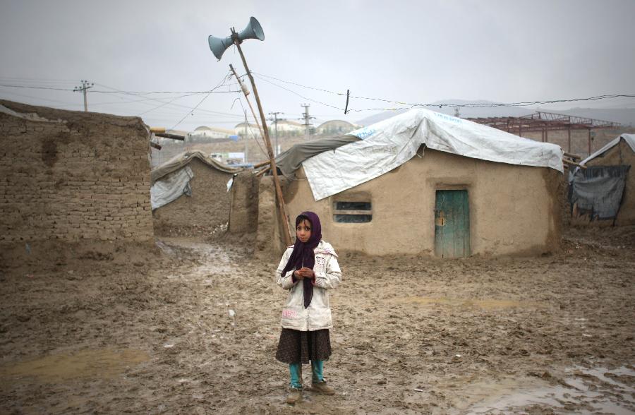 （国际）（1）阿富汗首都雨后贫民窟