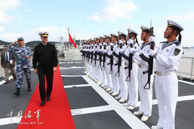 高清：中国海军向美军高官开放新型护卫舰AIP动力潜艇【9】