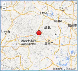 湖北恩施巴东县发生5.1级地震震源深度5千米