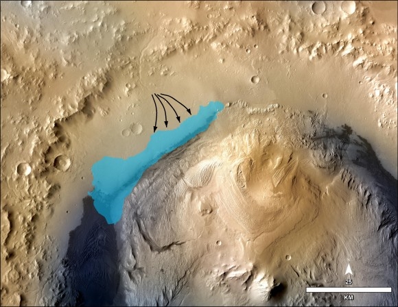 好奇号又有大发现 找到火星存淡水湖证据