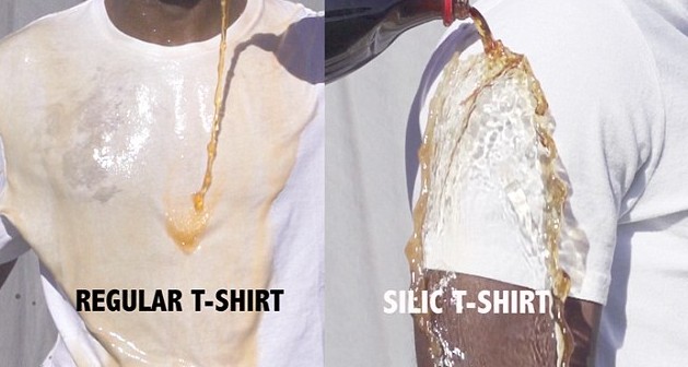美国大学生设计神奇T恤不怕被弄脏 价格不菲