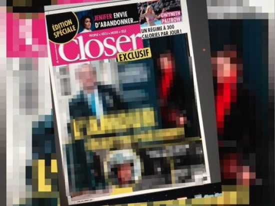 　　法国八卦杂志《Closer》爆料法国总统奥朗德和女演员朱莉？葛耶不正当关系。（图片来源：英国媒体）