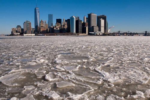 极地严寒冰冻全美风雪再袭纽约低温或维持一周